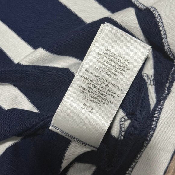 Polo Ralph Lauren Striped Cotton Crewneck Tee – Size M – NWOT - Picture 8 of 15
